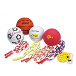 Champion Sports Physical Education Kit w/Seven Balls, 1