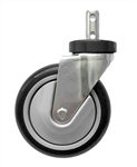 5 Mega-Caster, Gray - Clean Wheel System, # CSTR88G