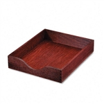 Carver Hardwood Letter Stackable Desk Tray, Mahogany # 