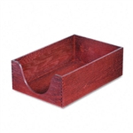 Carver Hardwood Legal Stackable Desk Tray, Mahogany # C