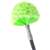 8-inch blue lambswool cob web duster head for removing cobwebs and dust from high ceilings and corners