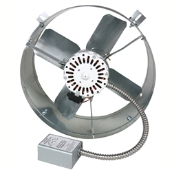 Ventamatic Cool Attic 1600 CFM, 4 amps, Gable Mount Power Attic Vent # CX1600