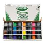 Crayola&reg; Washable Classpack Markers, Broad Point, 16 Assorted Colors, 256/Pack # CYO588201