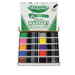 Crayola&reg; Washable Classpack Markers, Fine Point, Ten Assorted Colors, 200/Box # CYO588210