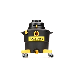 Dustless Technologies D1606 16-gallon certified HEPA wet and dry vacuum for remediation and silica dust control