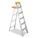 Louisville&reg; #428 Six-Foot Folding Aluminum Step Ladder, Green # DADAS4006
