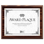 DAX Award Plaque, Wood/Acrylic Frame, fits up to 8-1/2