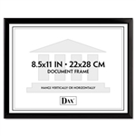 DAX Value U-Channel Document Frame w/Certificates, 8-1/