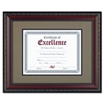 DAX World Class Document Frame w/Certificate, Walnut, 1