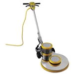 Mercury Floor Machine DC-20-1500 Ultra DC high-speed burnisher with 20-inch pad and 1.5 HP DC-rectified motor running at 1500 RPM.