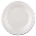 Dart&reg; Laminated Foam Dinnerware, Plate, 10 1/4" dia, White, 125/Pack, 4 Packs/Case # DCC10PWQR