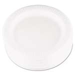 Dart&reg; Plastic Dinnerware, Plate, 9" dia, White, 125/Pack, 4 Packs/Carton # DCC9PWQR