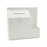 deflect-o Plastic Suggestion Box w/Locking Top, 13-3/4W