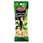 Emerald&reg; Sea Salt and Pepper Cashews, 1.25 oz. Tube Package, 12/Box # DFD93817