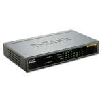 D-Link&reg; 8-Port Fast Ethernet Desktop Switch, 4 PoE Ports, Unmanaged # DLIDES1008PA