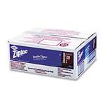 Ziploc&reg; Double Zipper Bags, Plastic, 1gal, 1.75mil, Clear w/Write-On Panel, 250/Box # DVO94602