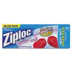 Ziploc&reg; Double Zipper Freezer Bags, 9 3/5 x 12 1/10, 1 gal, 2.7mil, 9/Carton # DVOCB003820CT