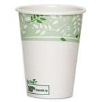 Dixie&reg; EcoSmart Hot Cups, PLA Lined Paper, Viridian, 12 oz., 1000/Carton # DXE2342PLA