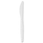 Dixie&reg; SmartStock Plastic Cutlery Refill, 6.3in, Knife, White, 40/Pack, 24 Packs/Case # DXESSK21P