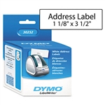 DYMO Address Labels, 3-1/2 x 1-1/8, White, 700/Box # DY