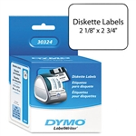 DYMO Diskette Labels, 2-3/4 x 2-1/8, White, 320/Box # D