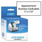 DYMO Business/Appointment Cards for Label Printers, 2 x