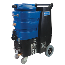 Esteam E1200 dual-purpose 10 gallon portable extractor for tile, grout, and carpet cleaning with adjustable 1000 PSI plunger pump.