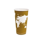 ECOProducts Paper Hot Cups, w/Compostable PLA Plastic, 