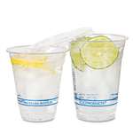 Eco-Products&reg; Recycled Content Clear Plastic Cold Drink Cups, 14 oz., Clear, 1000/Carton # ECOEPCR12