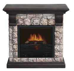 The Concord Stone Facade Electric Fireplace Heater- EF5411