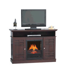 The Providence Media Center with Built-In Electric Fireplace Heater- EF6521R