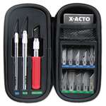 X-ACTO&reg; Knife Set, 3 Knives, 10 Blades, Carrying Case # EPIX5285