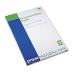 Epson Professional Enhanced Matte Inkjet Paper, White, 