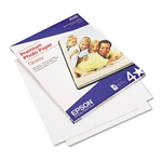 Epson High-Gloss Premium Photo Paper, 8-1/2 x 11, 25 Sh