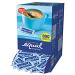 Equal&reg; Zero Calorie Sweetener, 0.035 oz Packet, 800/Box # EQL885328