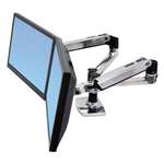 Ergotron&reg; LX Dual Side-by-Side Arm for WorkFit-D Sit-Stand Desk # ERG45245026