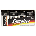 Energizer Alkaline Batteries, 9V, 4 Batteries/Pack # EV