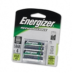 Energizer e² NiMH Rechargeable Batteries, AAA, 4 Batter