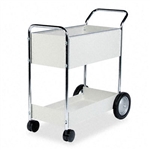 Fellowes Steel Mail Cart, 150-Folder Capacity, 20-1/2 x