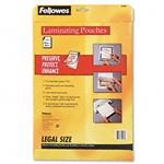 Fellowes Laminating Pouches, 3mm, 14-1/2 x 9, 50/Pack #