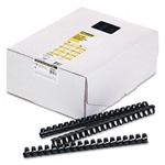Fellowes Plastic Comb Bindings, 3/4 150-Sheet Capacity