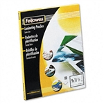 Fellowes Clear Laminating Pouches, 3mm, 9 x 11-1/2, 100