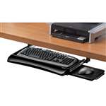 Fellowes&reg; Keyboard Drawer, 20-1/8 x 7-3/4, Black/Silver # FEL9140303