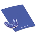 Fellowes Gel Gliding Palm Support w/Mouse Pad, Saphire 
