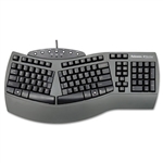 Fellowes Ergonomic Split-Design Keyboard w/Antimicrobia