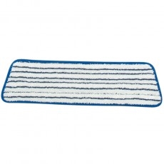 Microfiber 18-inch flat finish floor mop head FIN-FLAT with hook-and-loop Velcro backing for applying floor finish