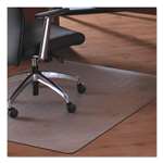 Floortex&reg; Cleartex MegaMat Heavy-Duty Polycarbonate Mat for Hard Floor/All Carpet, 46 x 60 # FLRM121525ER