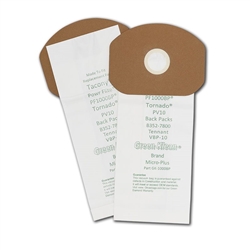 Sanitaire SC420, BV-4 10 QT Backpack Replacement Vacuum Bags, 100 (10 / 10 packs), OEM #BV-4, #69370, #87537, GK-1000BP-2