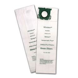 Triple S SSS Prosense Vacuum Same as Windsor Sensor Replacement Vacuum Bags, 100 (10/10 packs), OEM # 5300, GK-5300-2