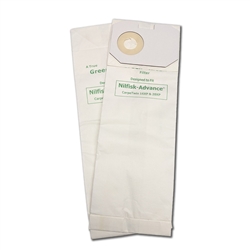 Nilfisk Nilfisk Advance Carpetwin Upright 16XP/20XP & GoVac Model Vacuum Bags, 100 (10 / 10 packs) , OEM # 323153, 56323153, GK-CarpTwn16